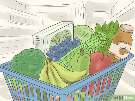 Step 2 Avoid going down grocery aisles that tempt you with high calorie foods.